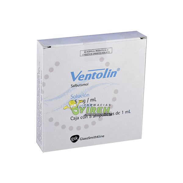 VENTOLIN 0.5MG FA 5X1ML