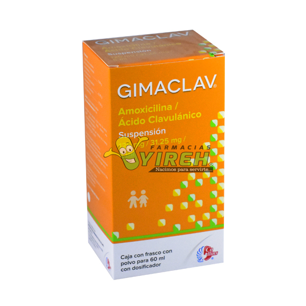 GIMACLAV  SUSP 125MG/31.25MG  60ML