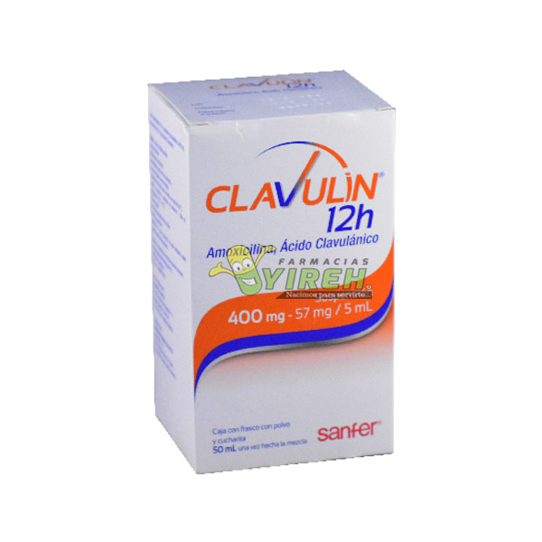 CLAVULIN 12HR AMOXICILINA 400